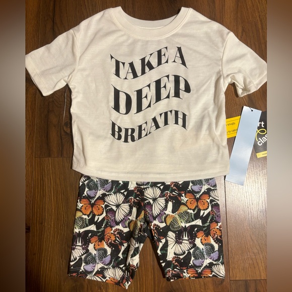 art class Other - Art Class Girls’ 2 Piece Short Sleeve & Shorts Pajama Set - Off White 4
